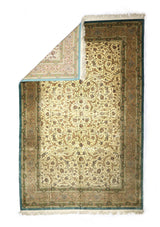 Extremely Fine  Silk Qum Rug 6'6" x 9' 11"