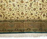 Extremely Fine  Silk Qum Rug 6'6" x 9' 11"