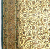 Extremely Fine  Silk Qum Rug 6'6" x 9' 11"
