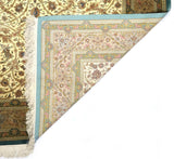 Extremely Fine  Silk Qum Rug 6'6" x 9' 11"