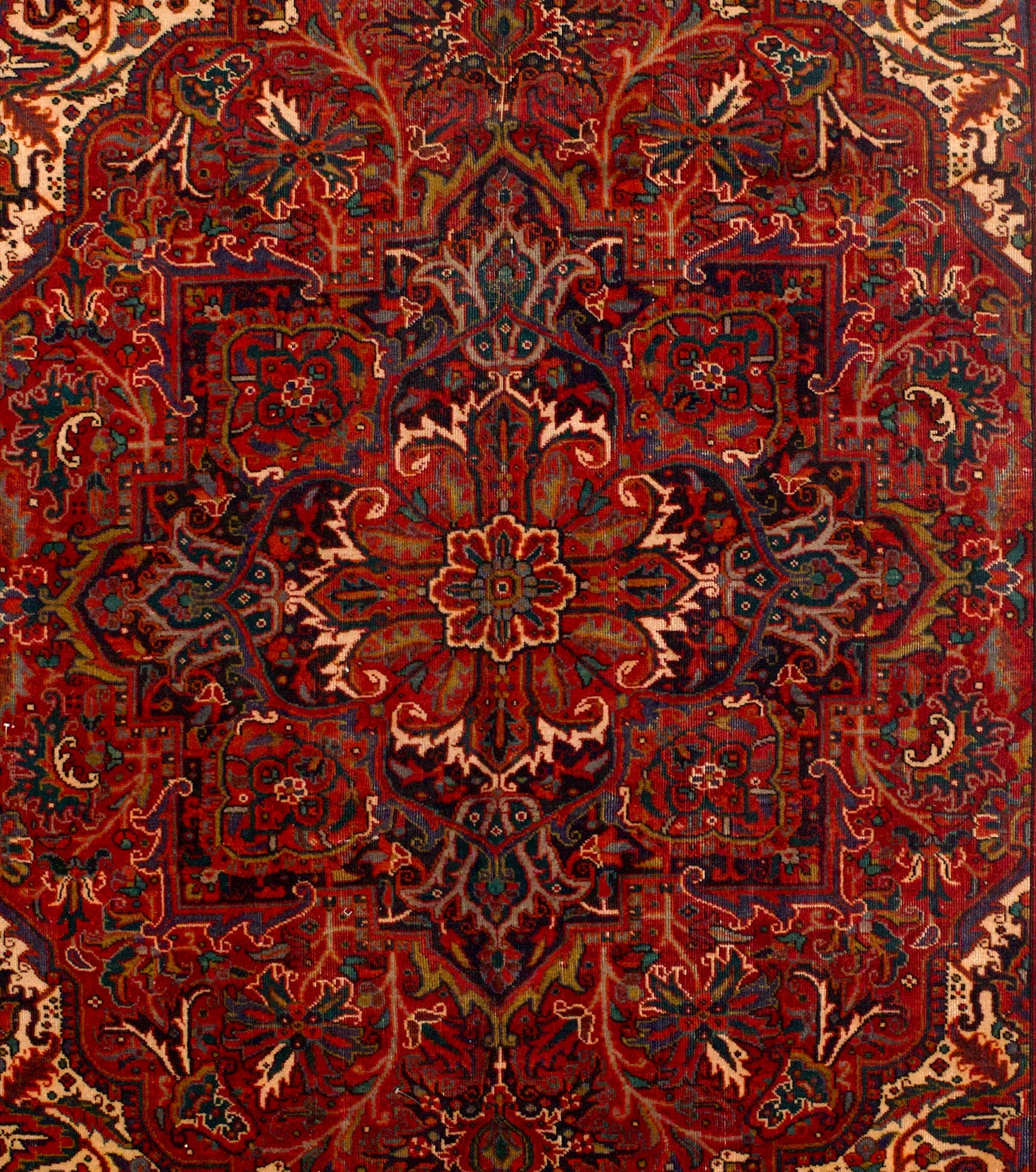 Vintage  Heriz Rug 9' 6" x 12' 5''