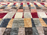 Fine Vintage Modern Style Design Wool Rug 11' 10'' x 17' 6''