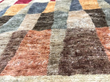 Fine Vintage Modern Style Design Wool Rug 11' 10'' x 17' 6''