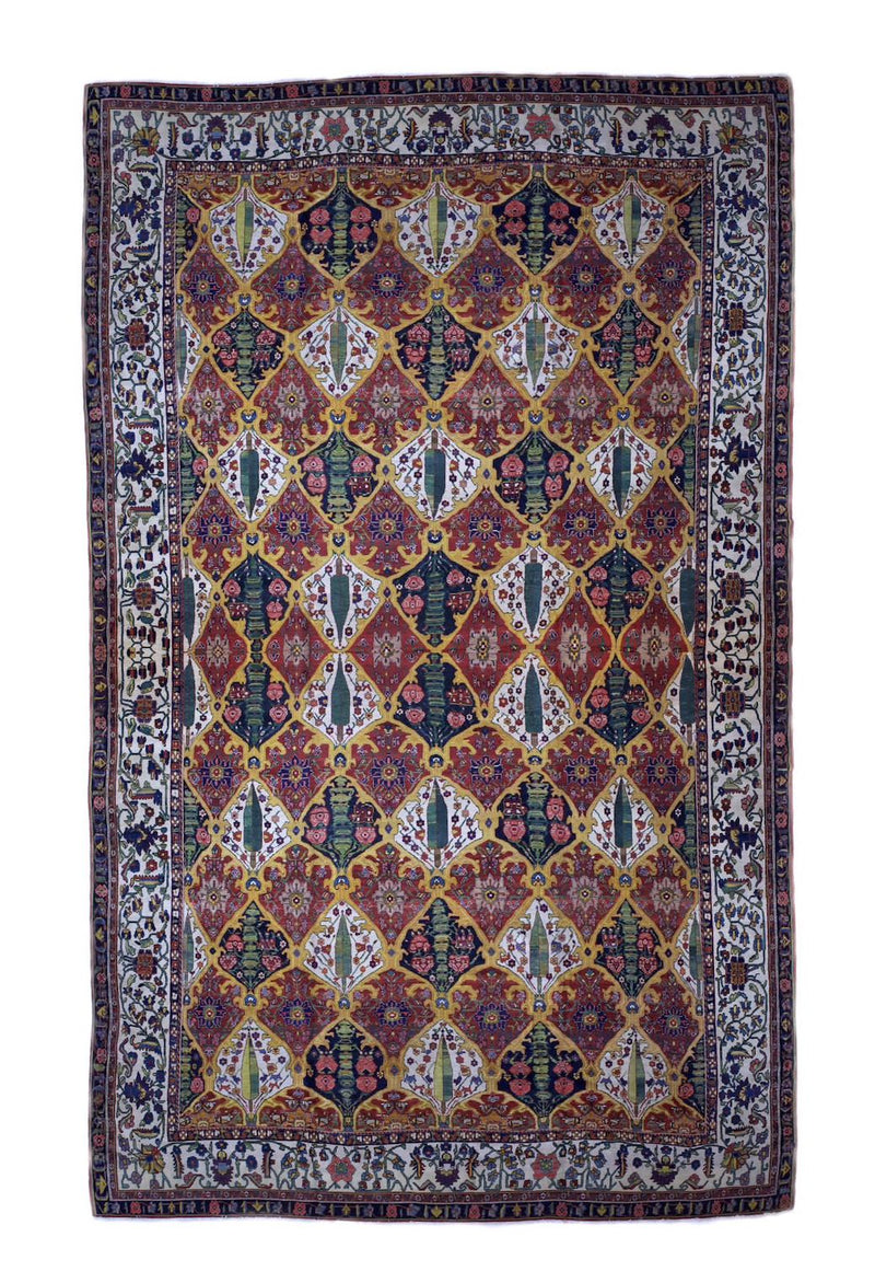 Antique Bakhtiari Rug 13' 10'' x 22' 5''