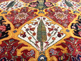 Antique Bakhtiari Rug 13' 10'' x 22' 5''
