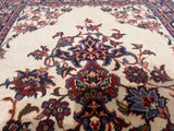 Antique  Isfahan Rug 2' 2'' x 2' 11''