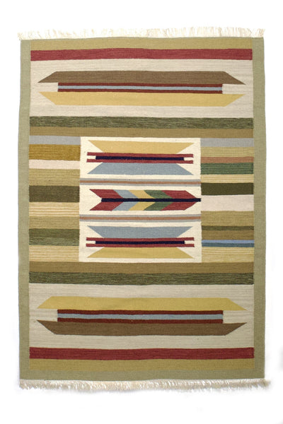 Vintage Swedish Kilim Rug 4' 0