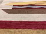 Vintage Swedish Kilim Rug 4' 0" x 5' 6''