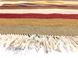 Vintage Swedish Kilim Rug 4' 0" x 5' 6''