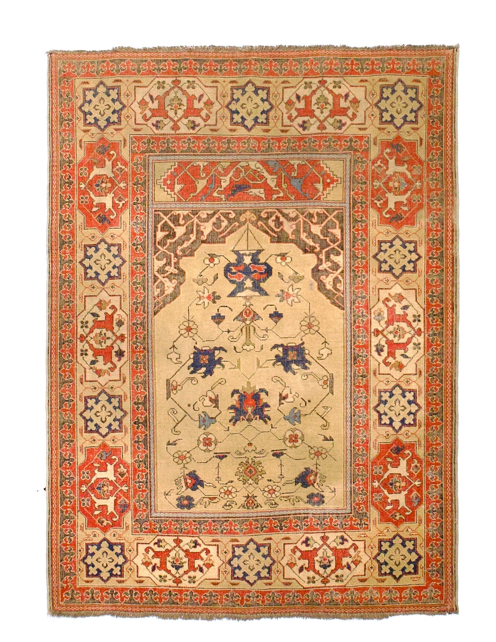 Antique Turkish Rug 4'0" x 5' 6"