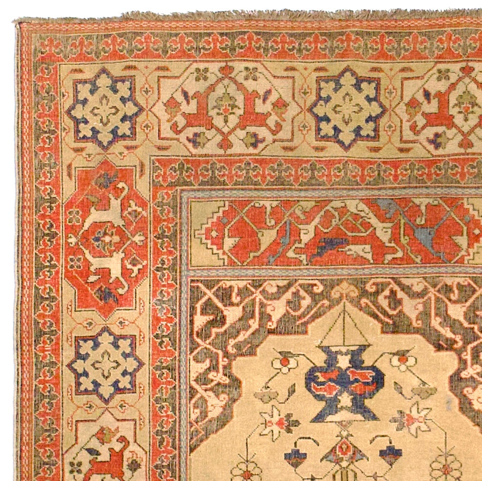 Antique Turkish Rug 4'0" x 5' 6"