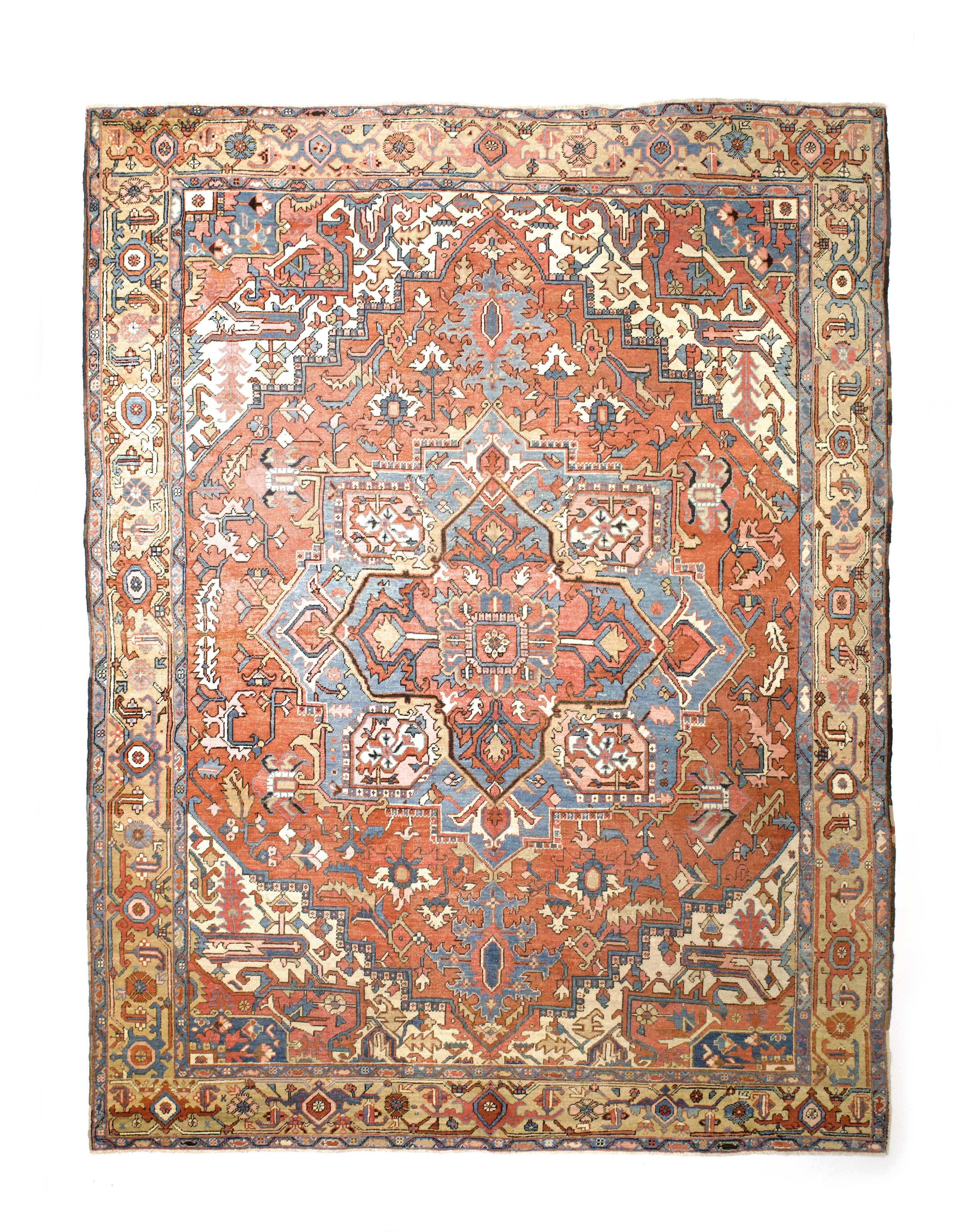 Antique  Serapi Rug 9' 4'' x 12' 4''