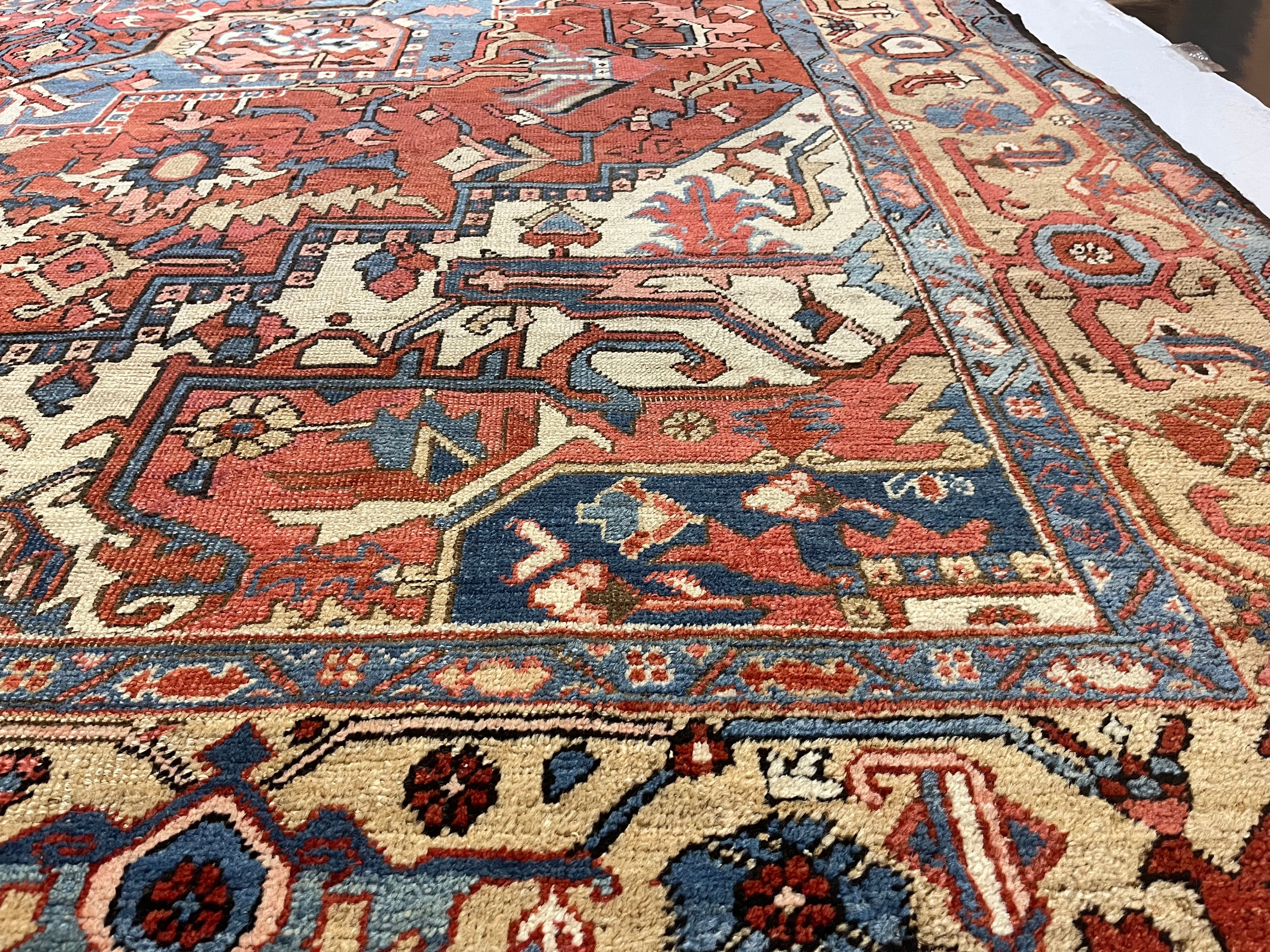 Antique  Serapi Rug 9' 4'' x 12' 4''