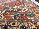 Antique  Serapi Rug 9' 4'' x 12' 4''