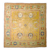 Antique Irish Donegal Rug 9'5" x 9' 5''