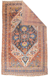 Antique Qashqai Rug 5'6'' x 9'1''