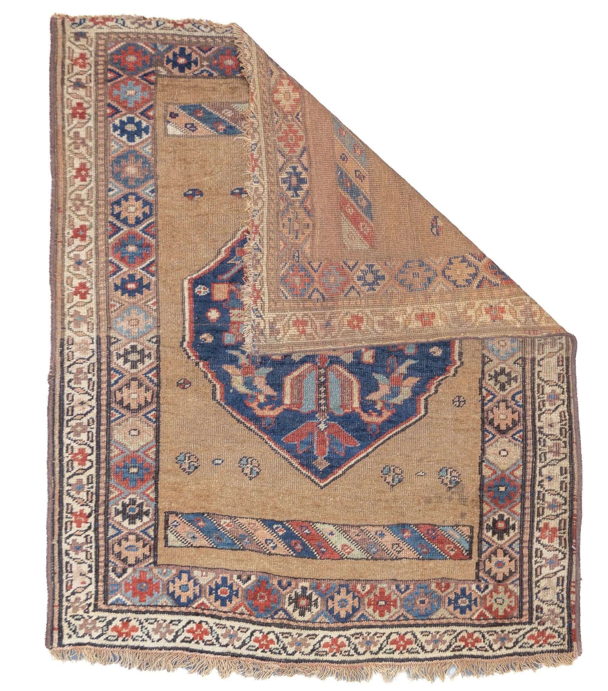Antique Bidjar Wool Foundation Rug 3'7'' x 4'4''