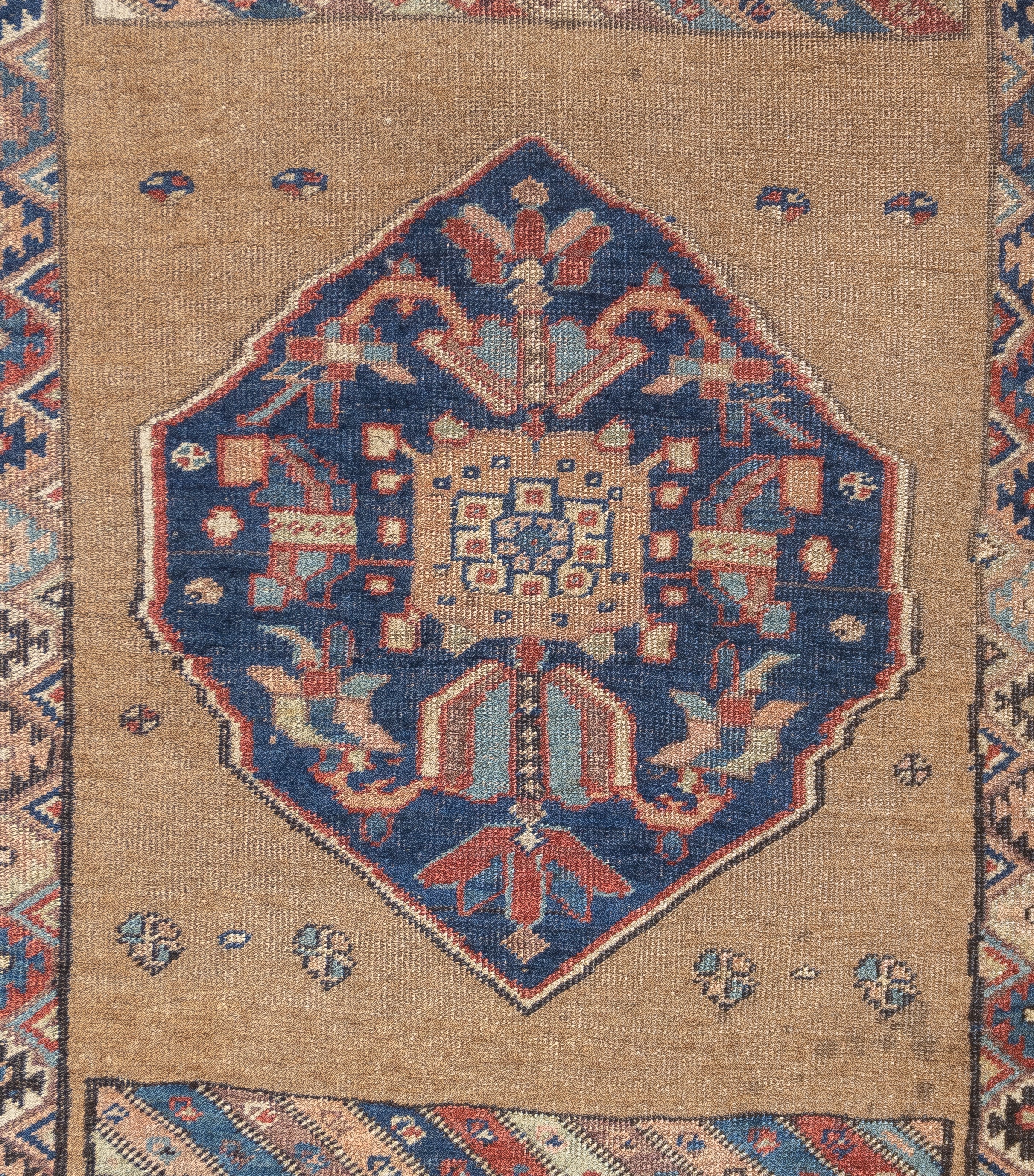 Antique Bidjar Wool Foundation Rug 3'7'' x 4'4''