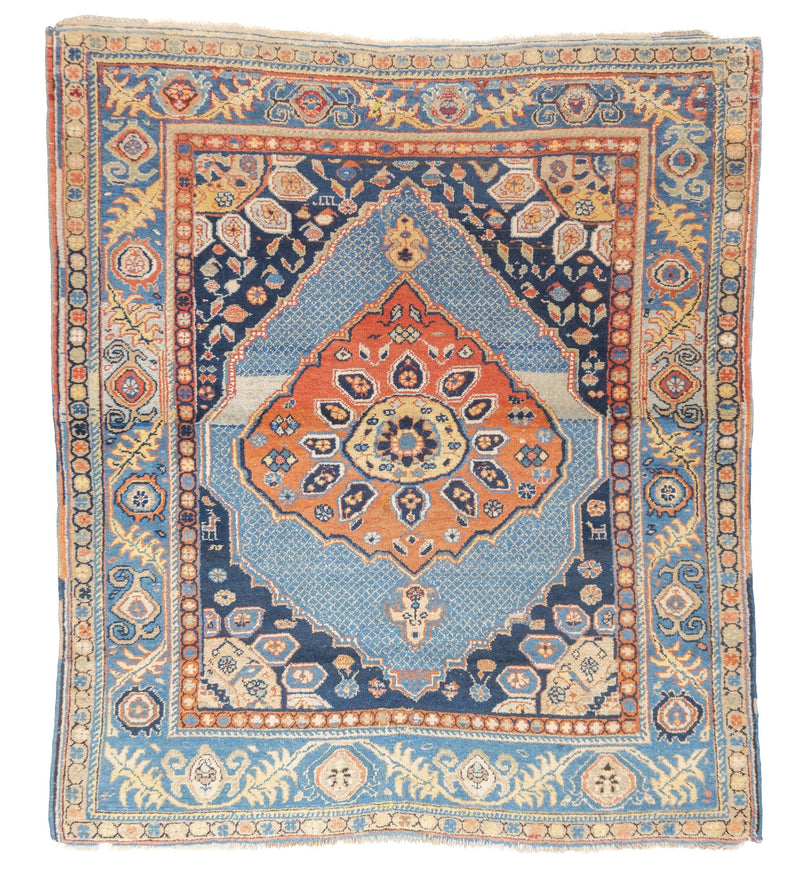 Antique NW Persian Rug 4'4'' x 4'11''