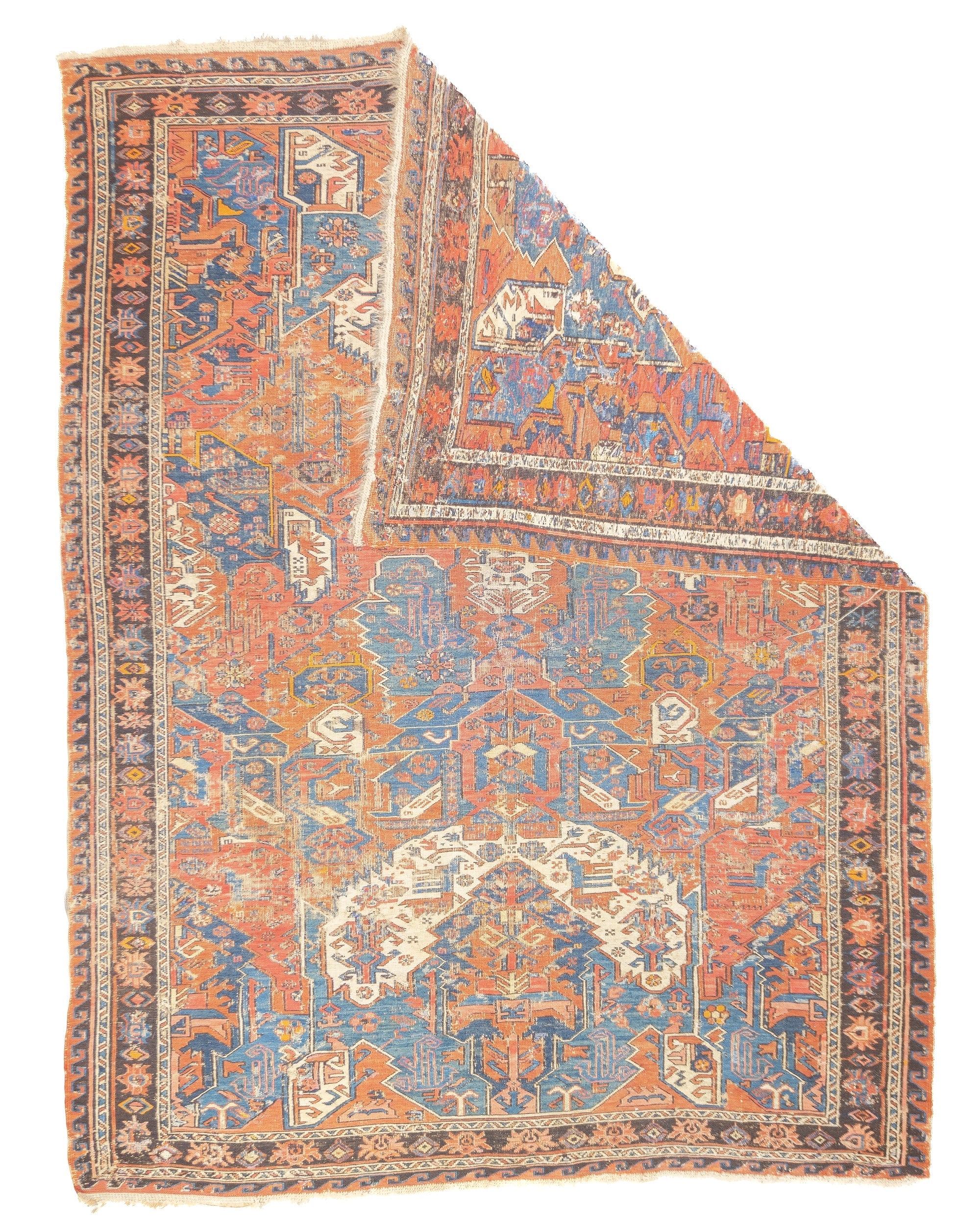 Antique Dragon Sumak Rug 5'1'' x 6'9''