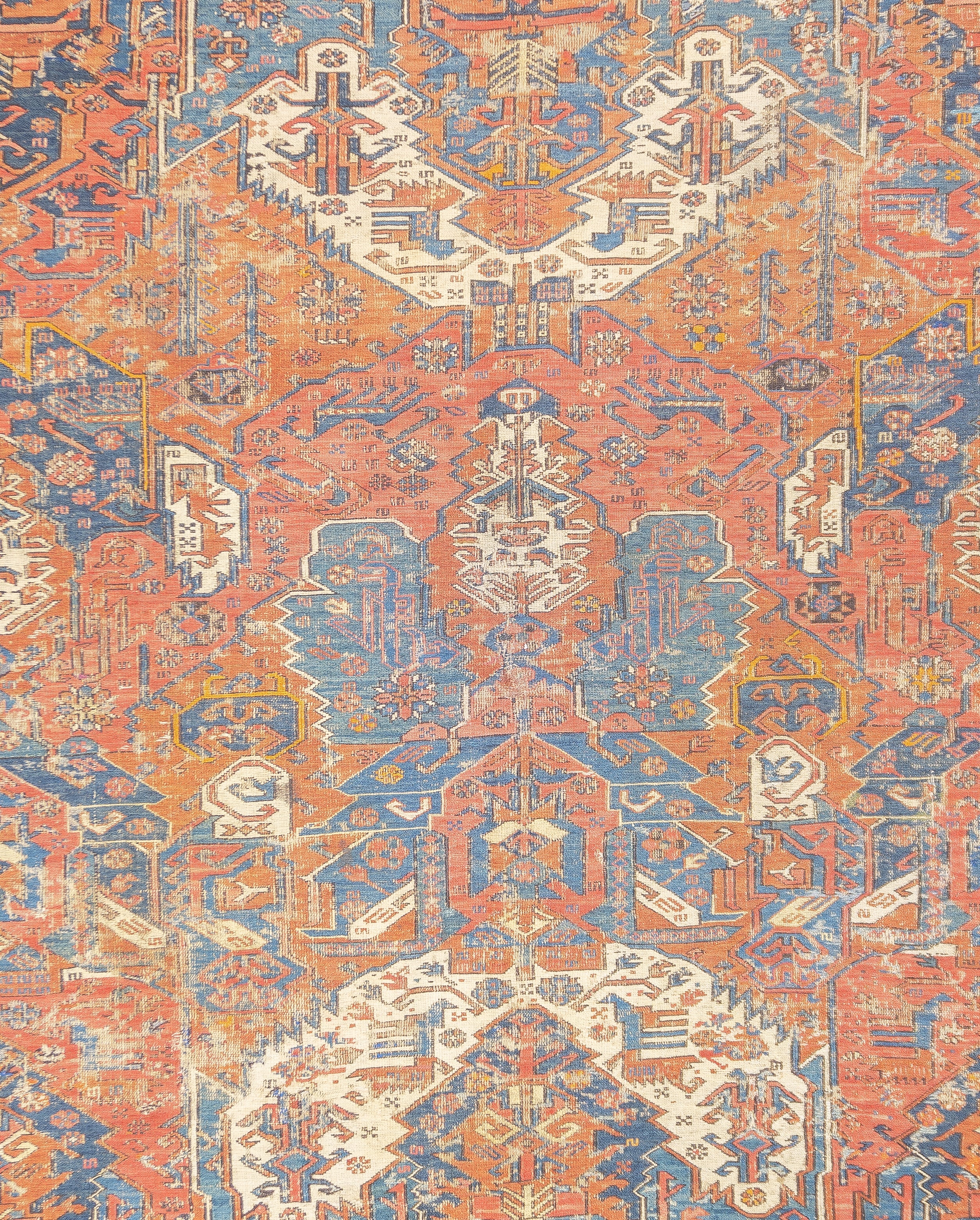 Antique Dragon Sumak Rug 5'1'' x 6'9''