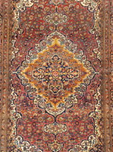 Antique Mohtasham Kashan Rug 4'6'' x 6'6''
