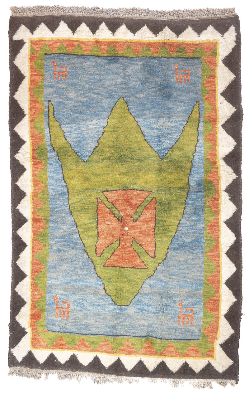 Gabbeh Rug 4'1'' x 6'3''