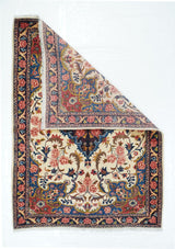 Vintage Sarouk Rug 3'6'' x 5'2''