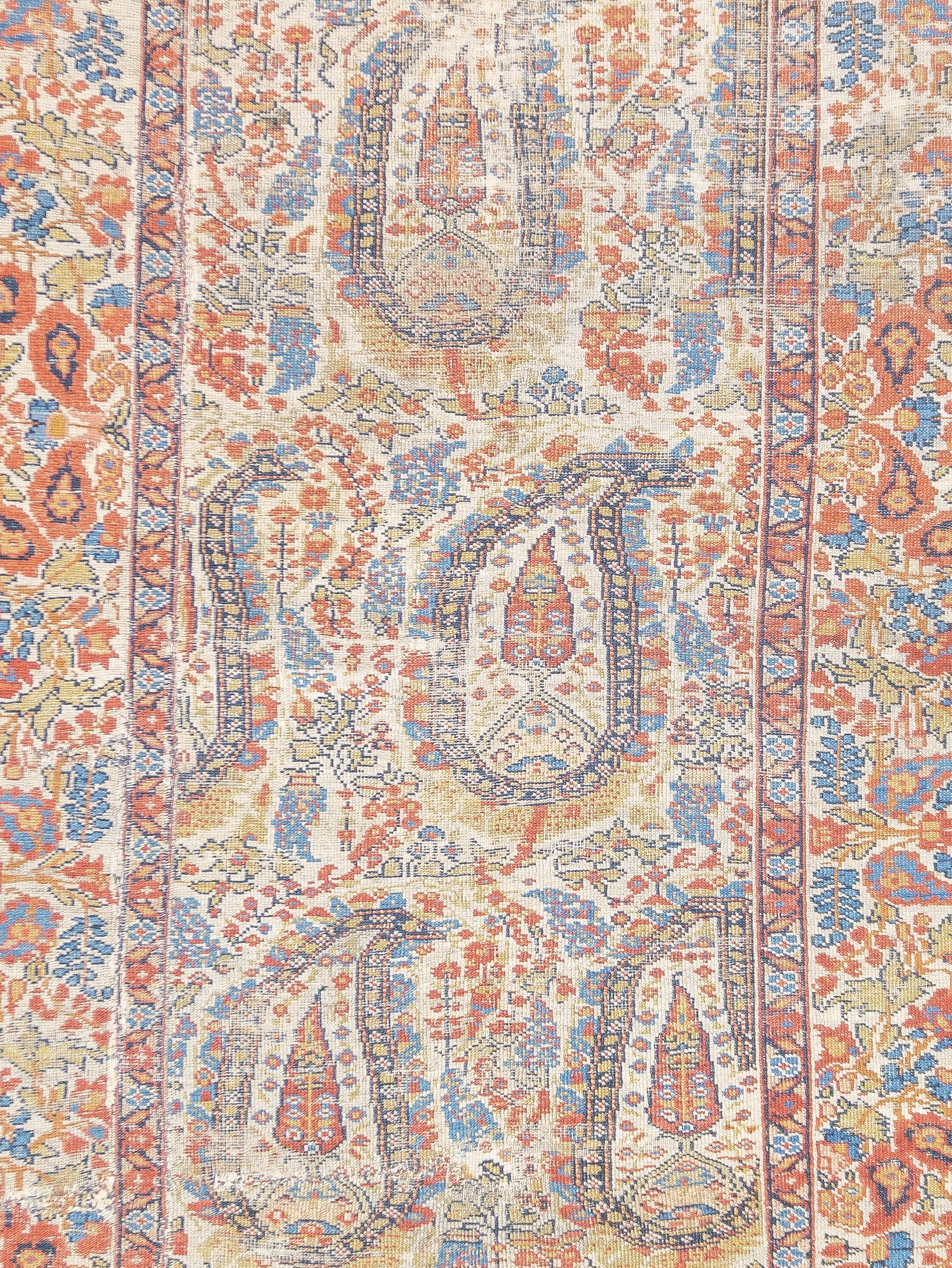 Antique Qashqai Rug 4'0" x 5'5''