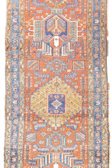 Antique  Heriz Rug 3' x 11'