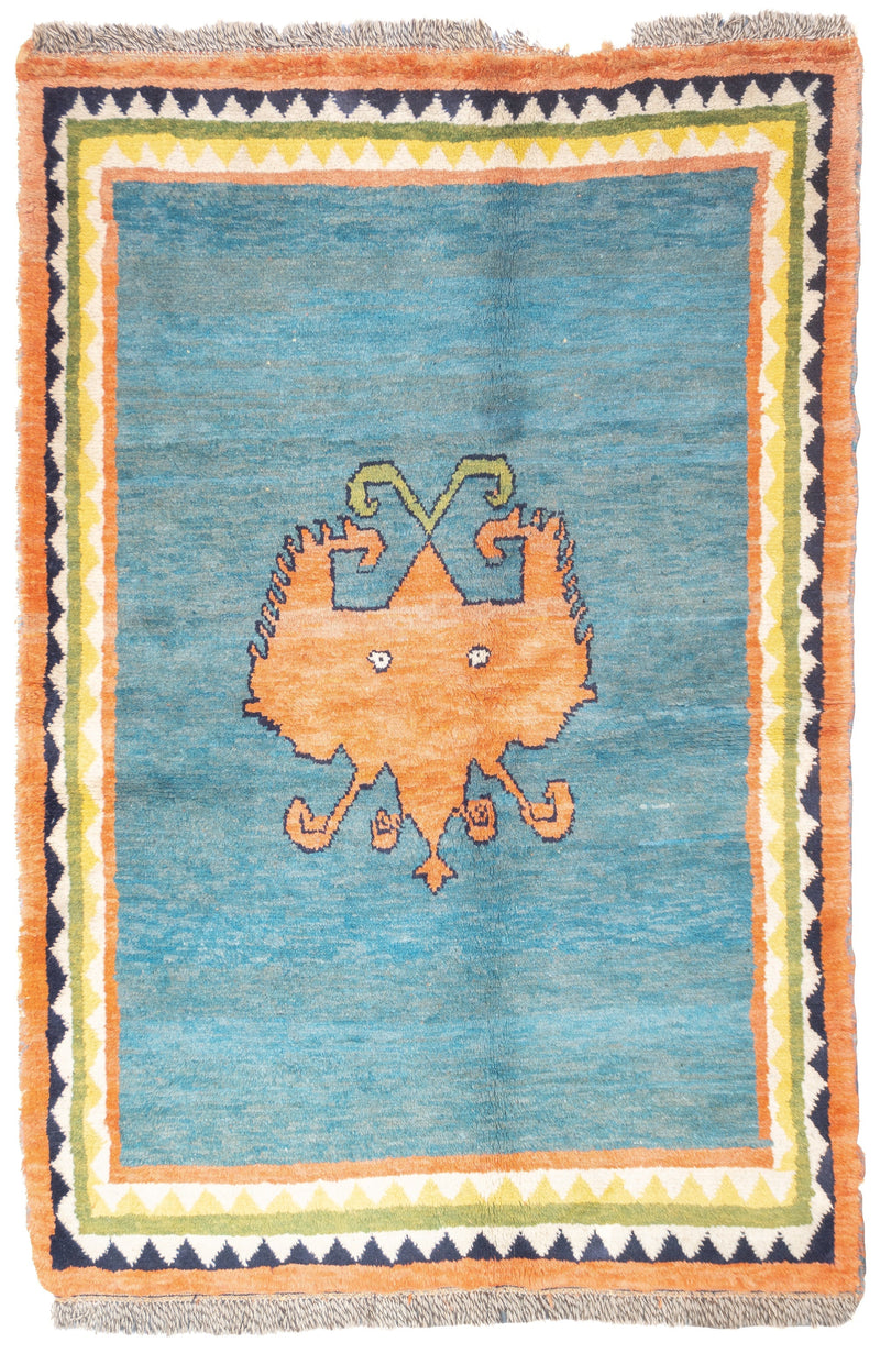 Vintage Persian Gabbeh Rug 4'4'' x 6'6''