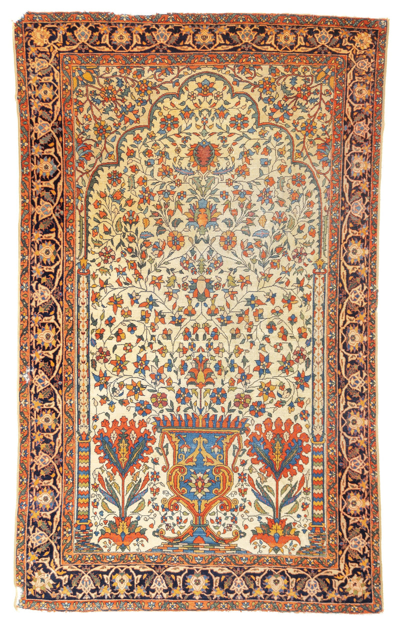 Antique  Farahan Sarouk 4'4