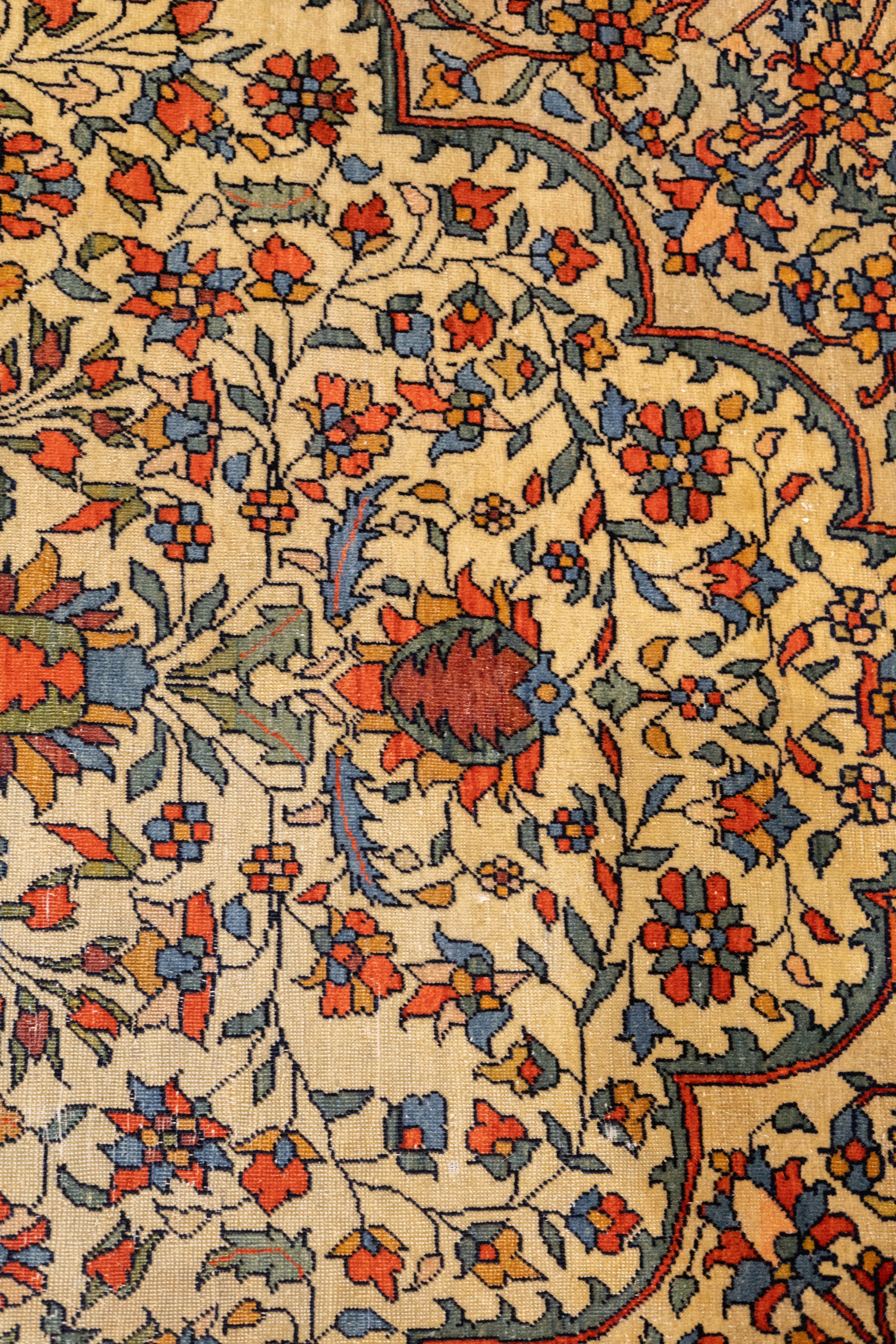 Antique  Farahan Sarouk 4'4" x 7'3"