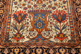 Antique  Farahan Sarouk 4'4" x 7'3"