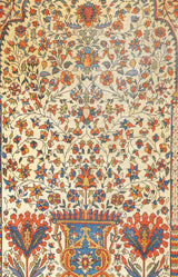 Antique  Farahan Sarouk 4'4" x 7'3"