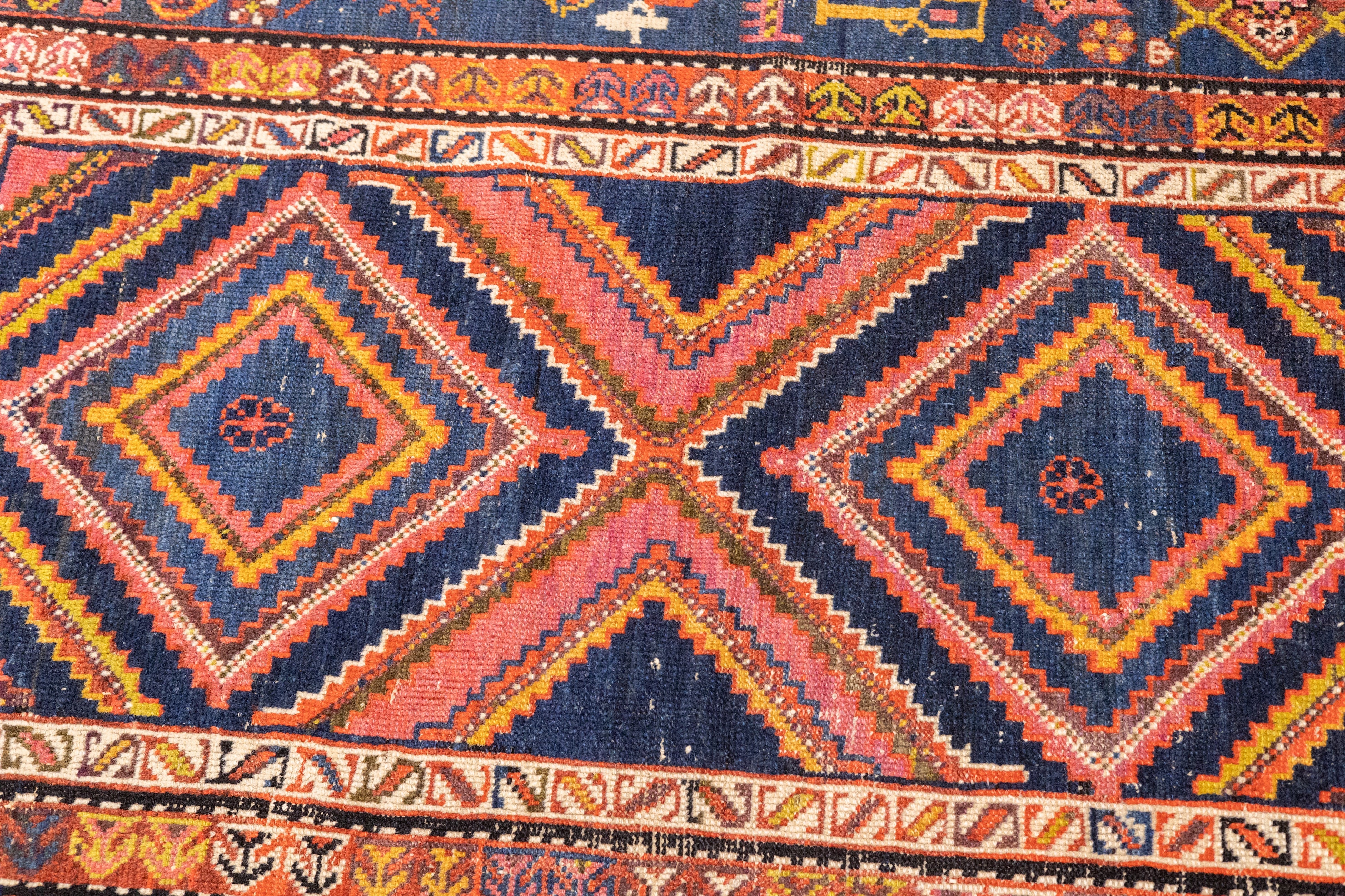 Antique  Malayer Rug 3'5'' x 4'11''