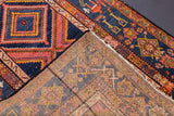 Antique  Malayer Rug 3'5'' x 4'11''