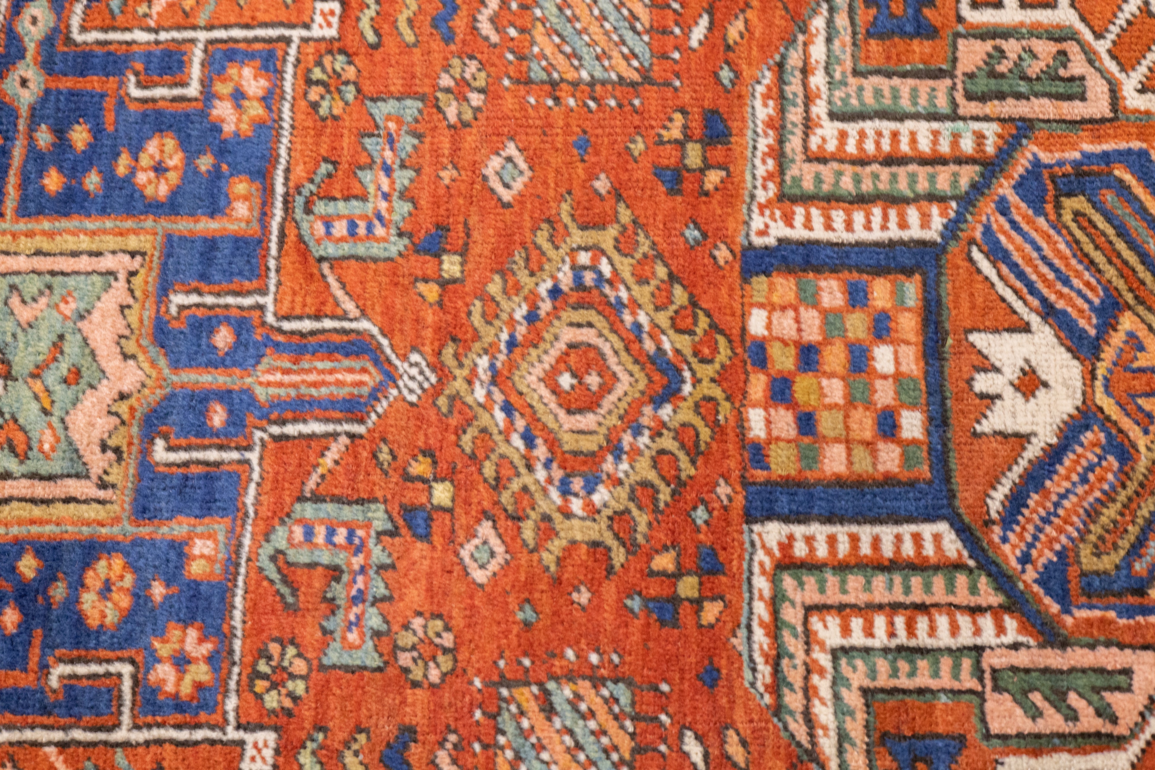 Antique  Heriz Long Rug 3'0" x 10'0"