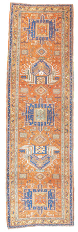 Antique Persian Heriz Long Rug