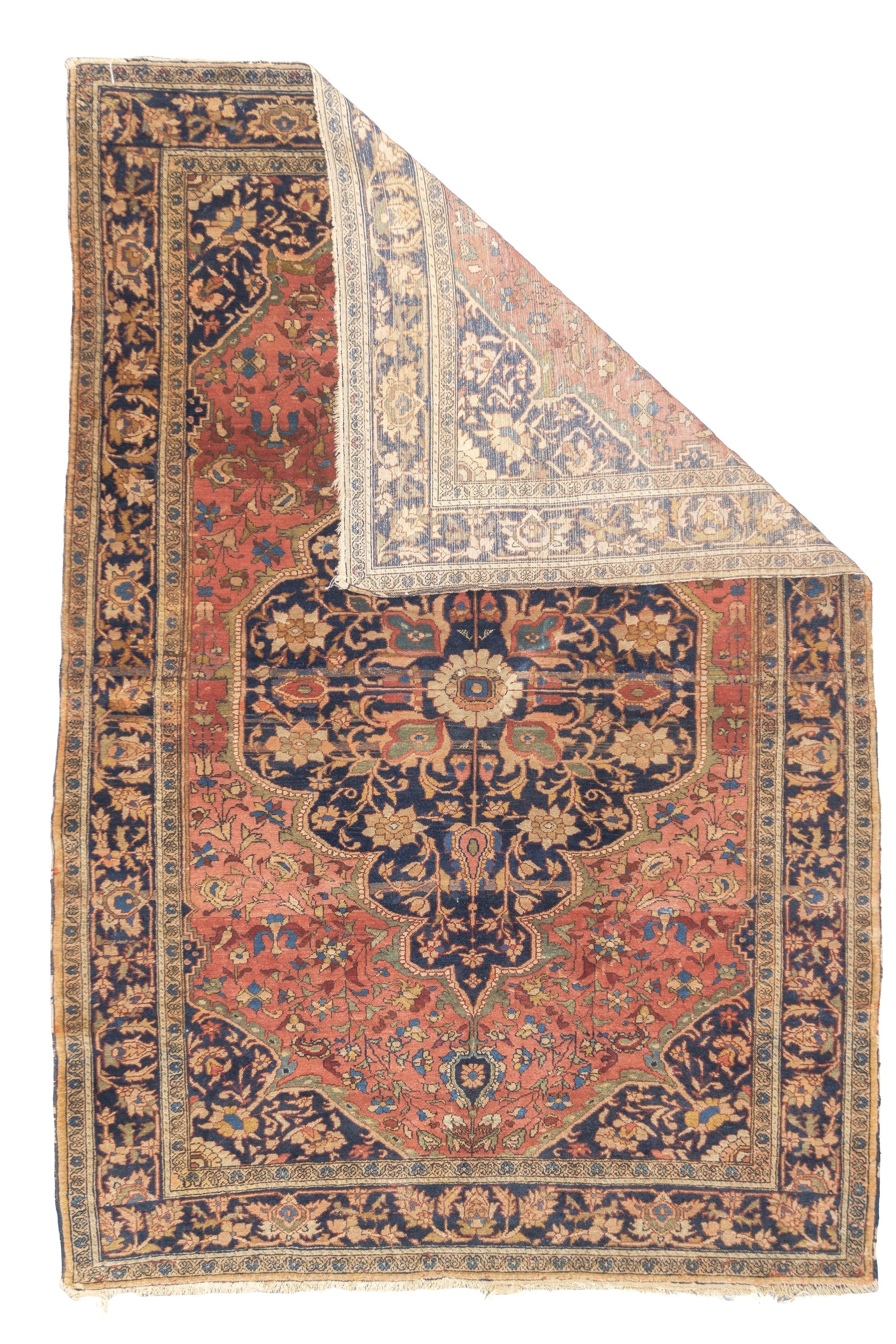 Antique Farahan Sarouk Rug 4'6'' x 6'7''