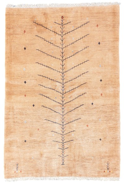 Vintage  Gabbeh Rug 3'8'' x 5'4''