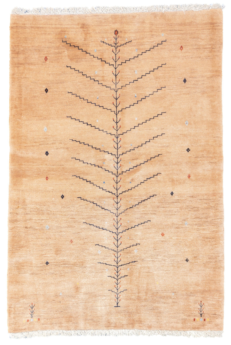 Vintage  Gabbeh Rug 3'8'' x 5'4''