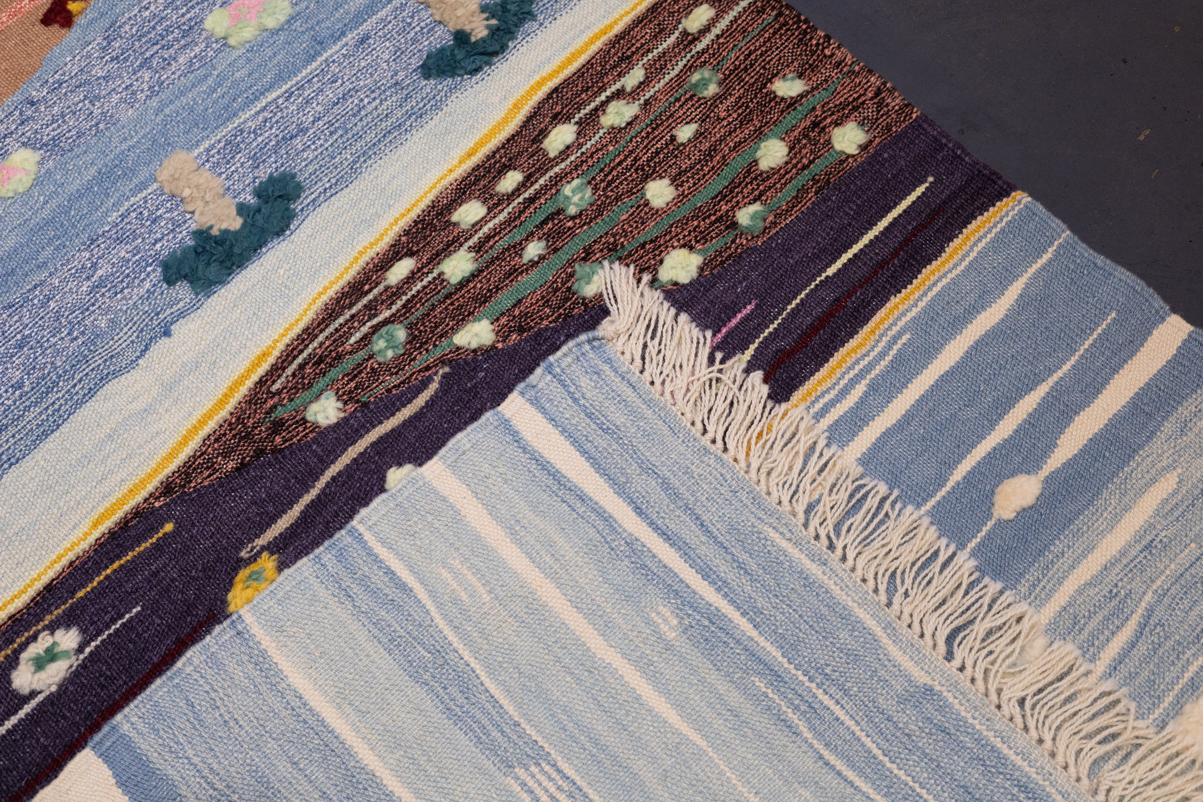 Fine Vintage Turkish Kilim Rug 4'0" x 6'3''
