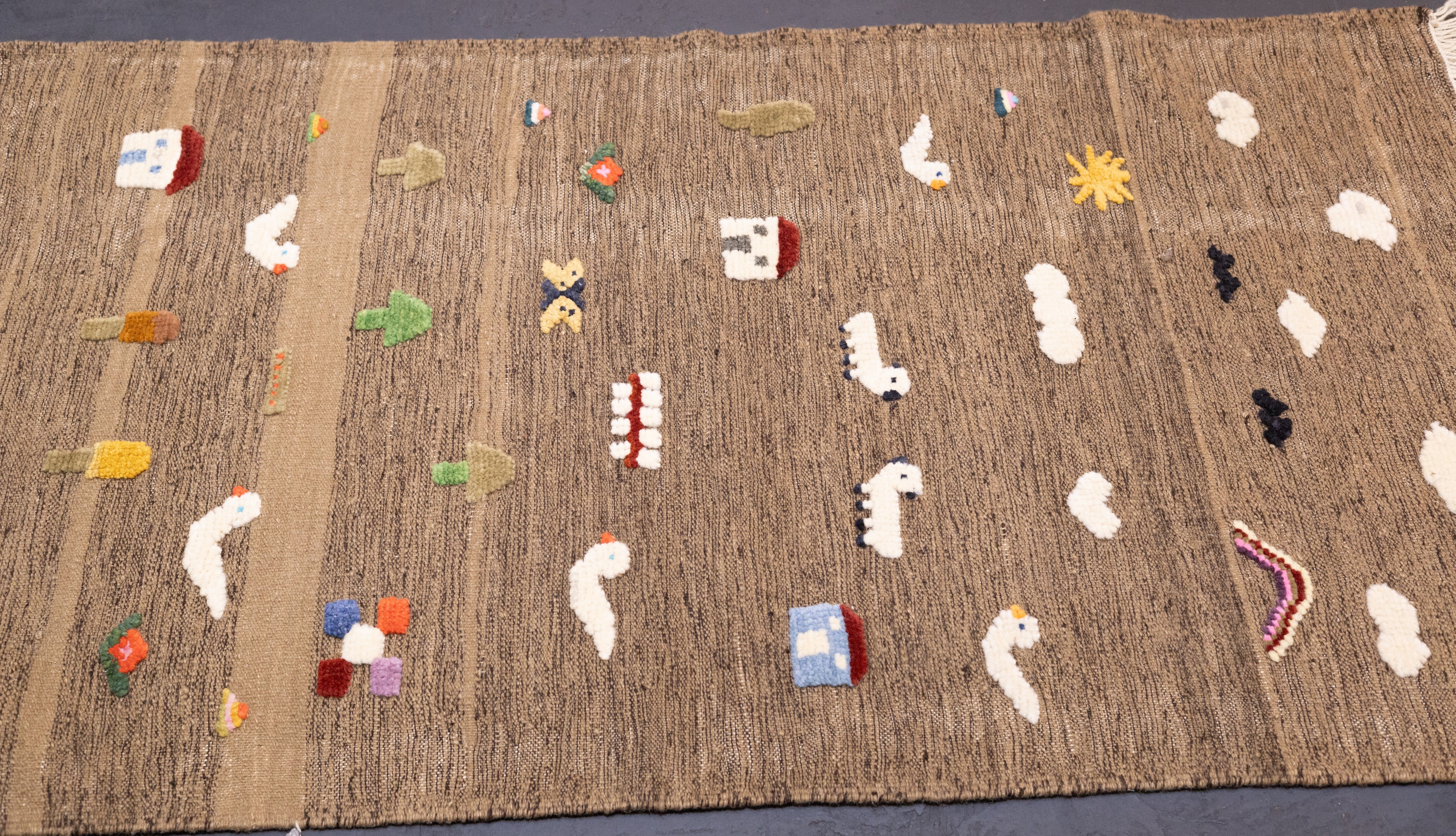 Fine Vintage Turkish Kilim Rug 3'2'' x 5'1''