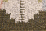 Fine Vintage Swedish Kilim Rug 4'6'' x 5'5''