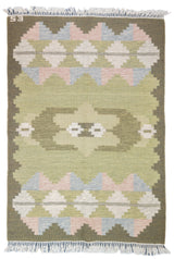 Fine Vintage Swedish Kilim