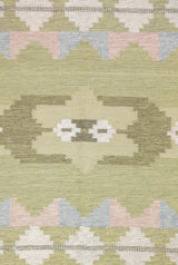 Fine Vintage Swedish Kilim Rug 4'6'' x 5'5''