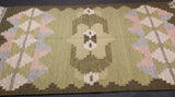 Fine Vintage Swedish Kilim Rug 4'6'' x 5'5''