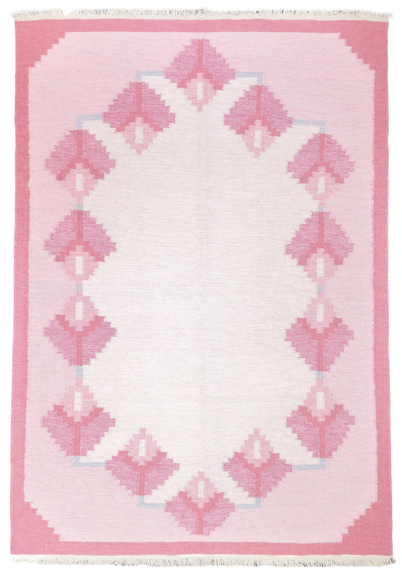Fine Vintage Swedish Kilim Rug 4'6'' x 6'6''