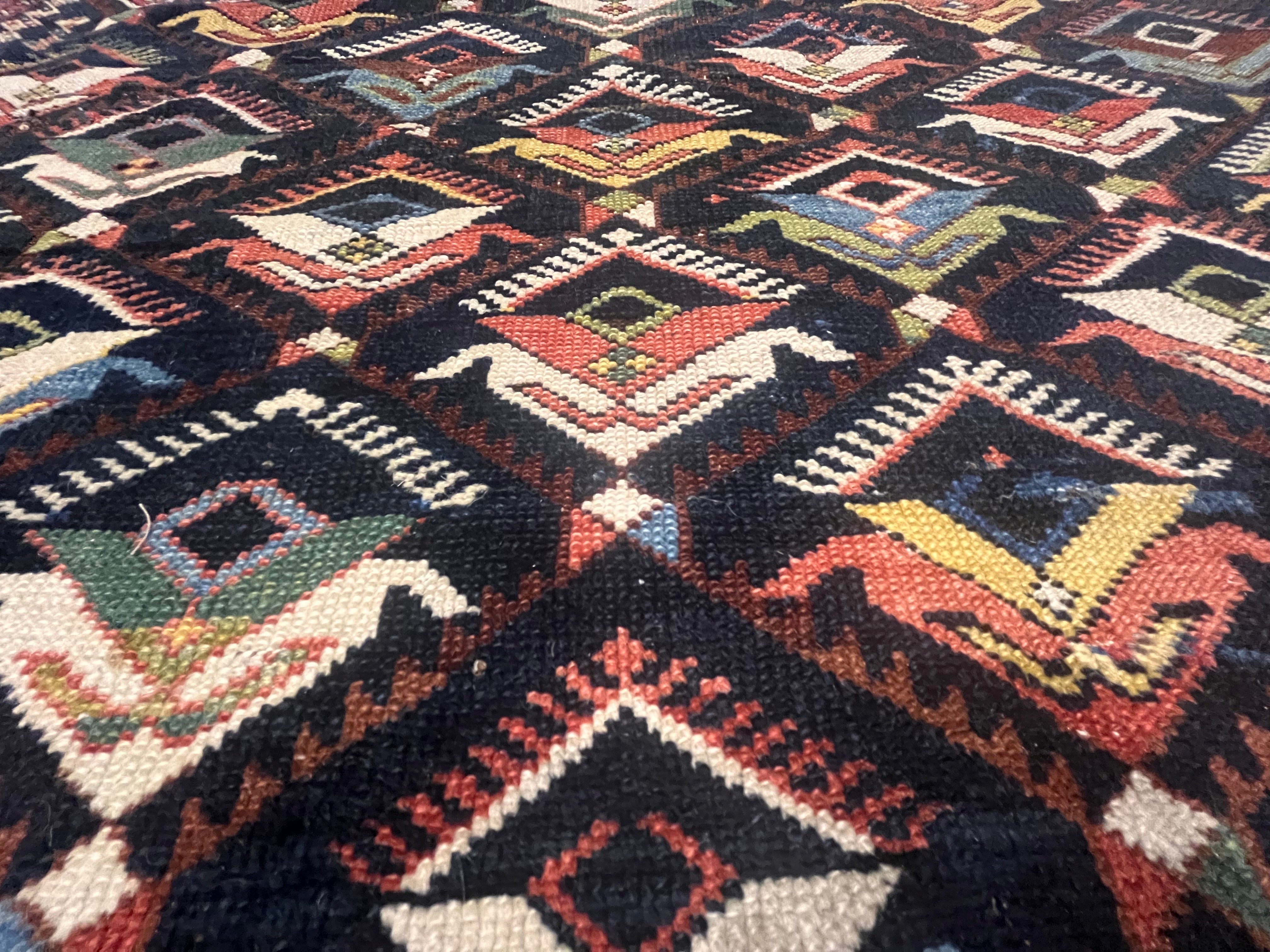 Antique Caucasian Kuba Rug 3'10'' x 5'1''